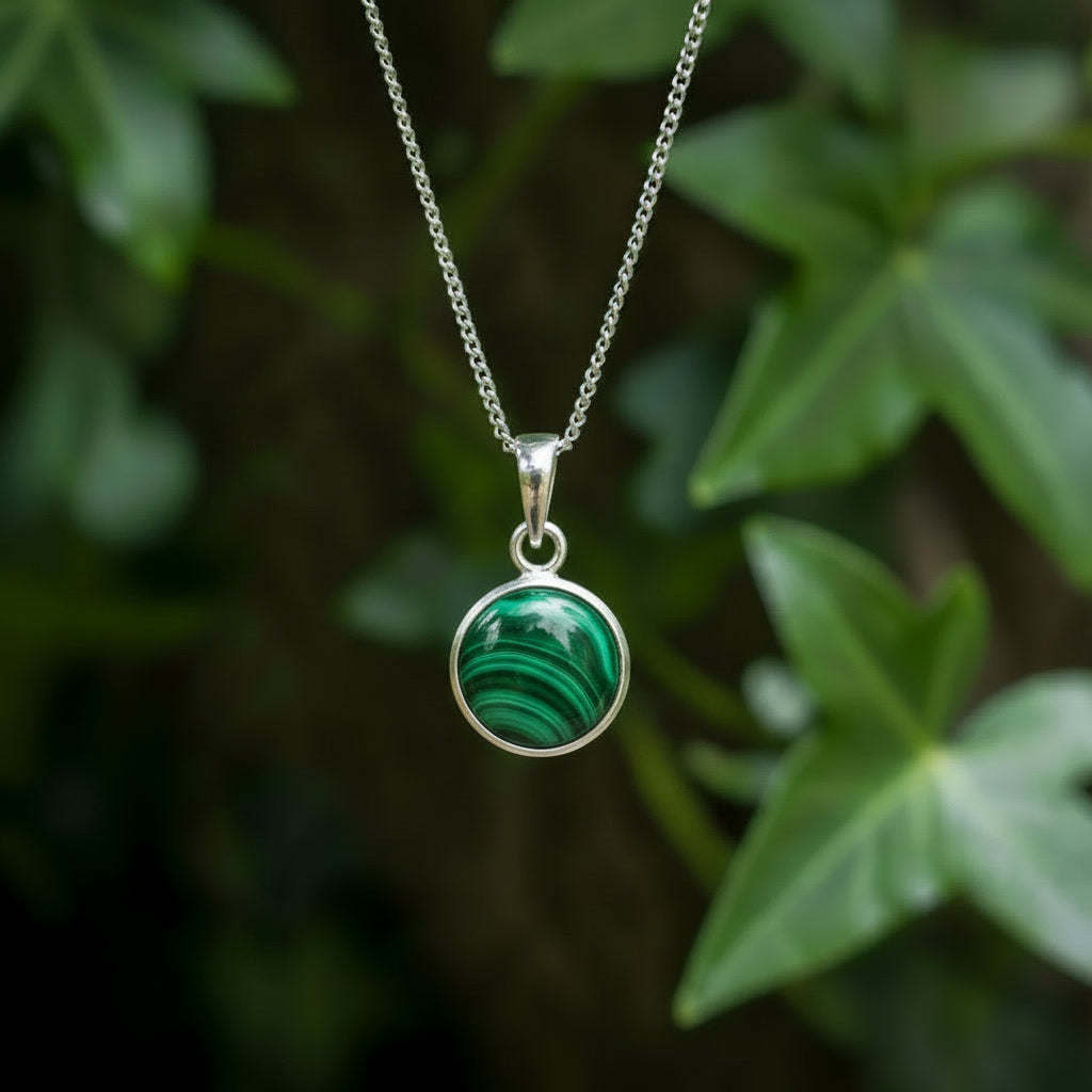 Zenvya - Malachiet Ketting - 925 zilver