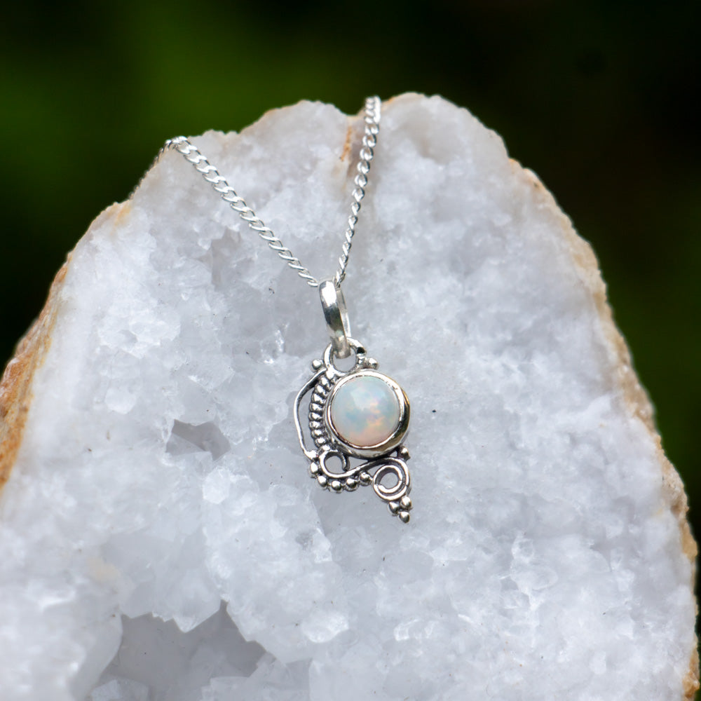 Zenvya - Opaal Ketting - 925 Sterling Zilver