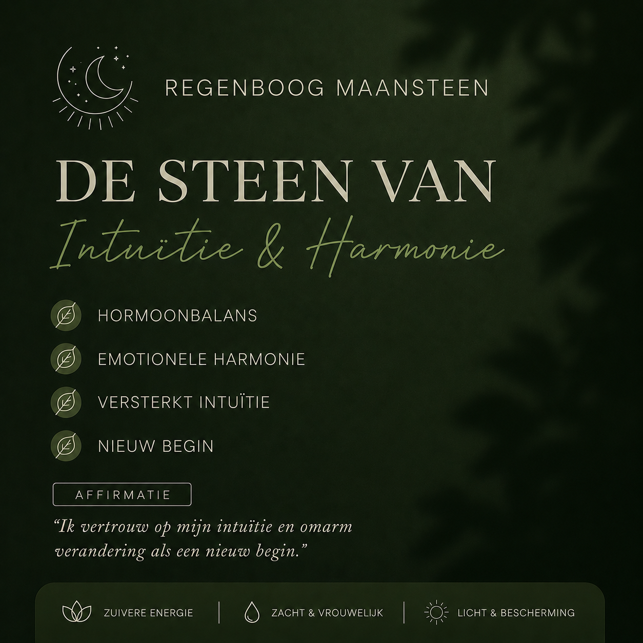 Zenvya - Regenboog Maansteen Hanger - One of a Kind - 925 zilver