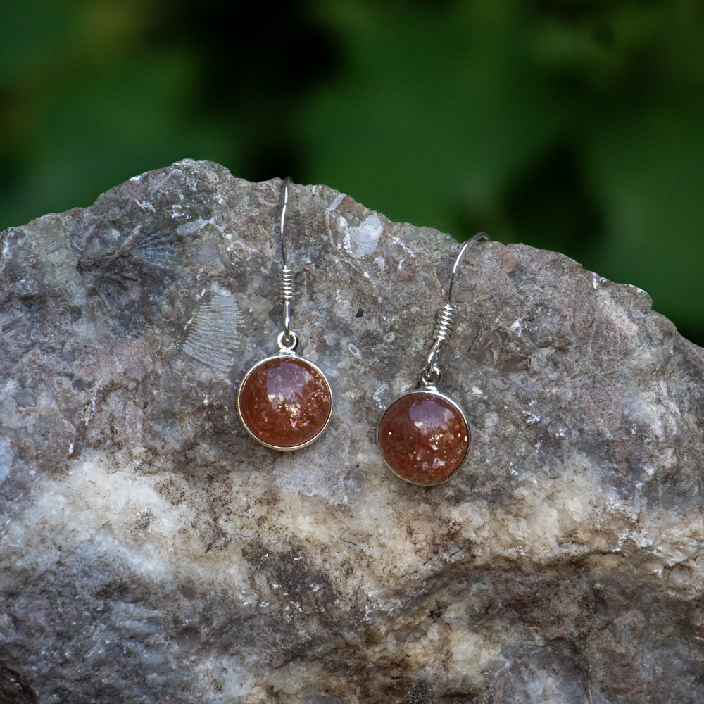 Sunstone Earrings - Confidence & Zest for Life