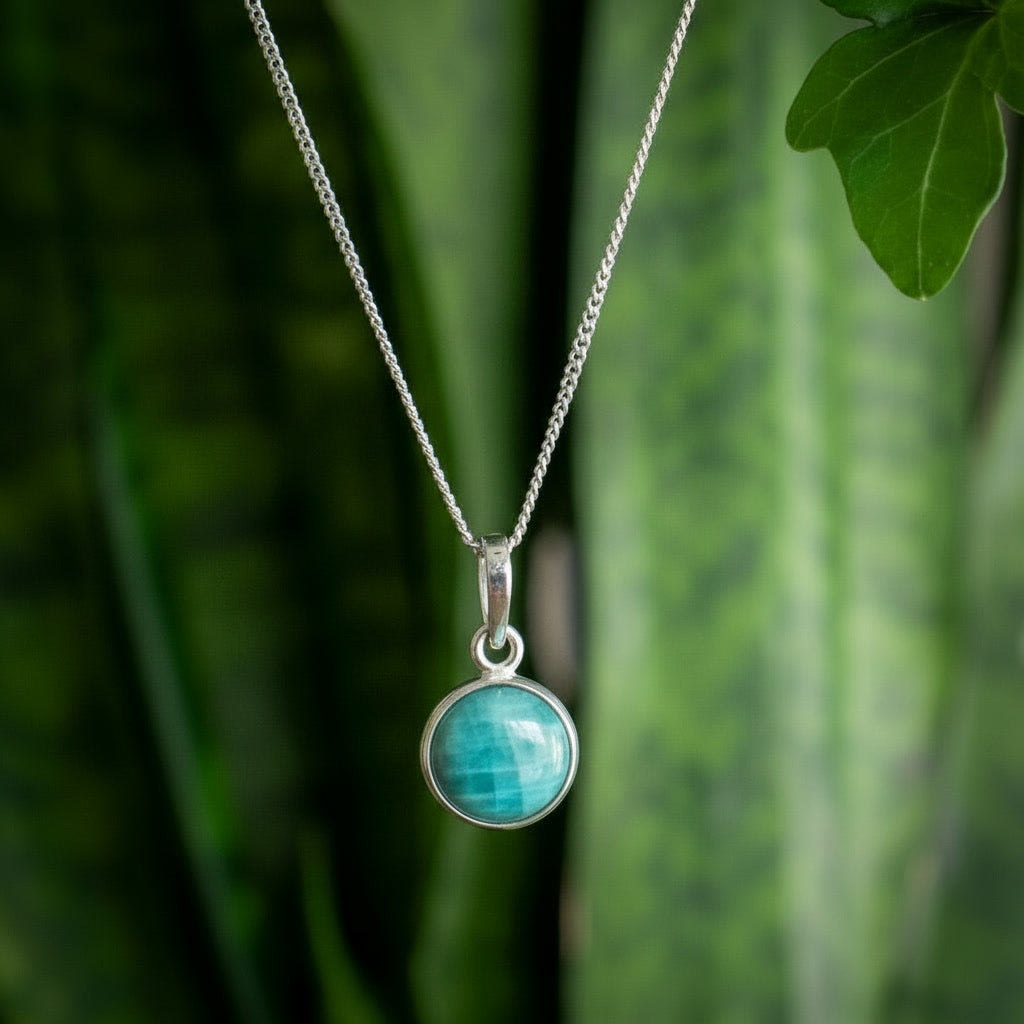 Zenvya - Amazoniet Ketting - 925 zilver