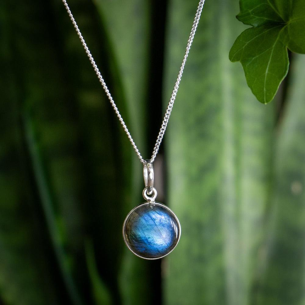 Zenvya - Labradoriet Ketting - 925 zilver