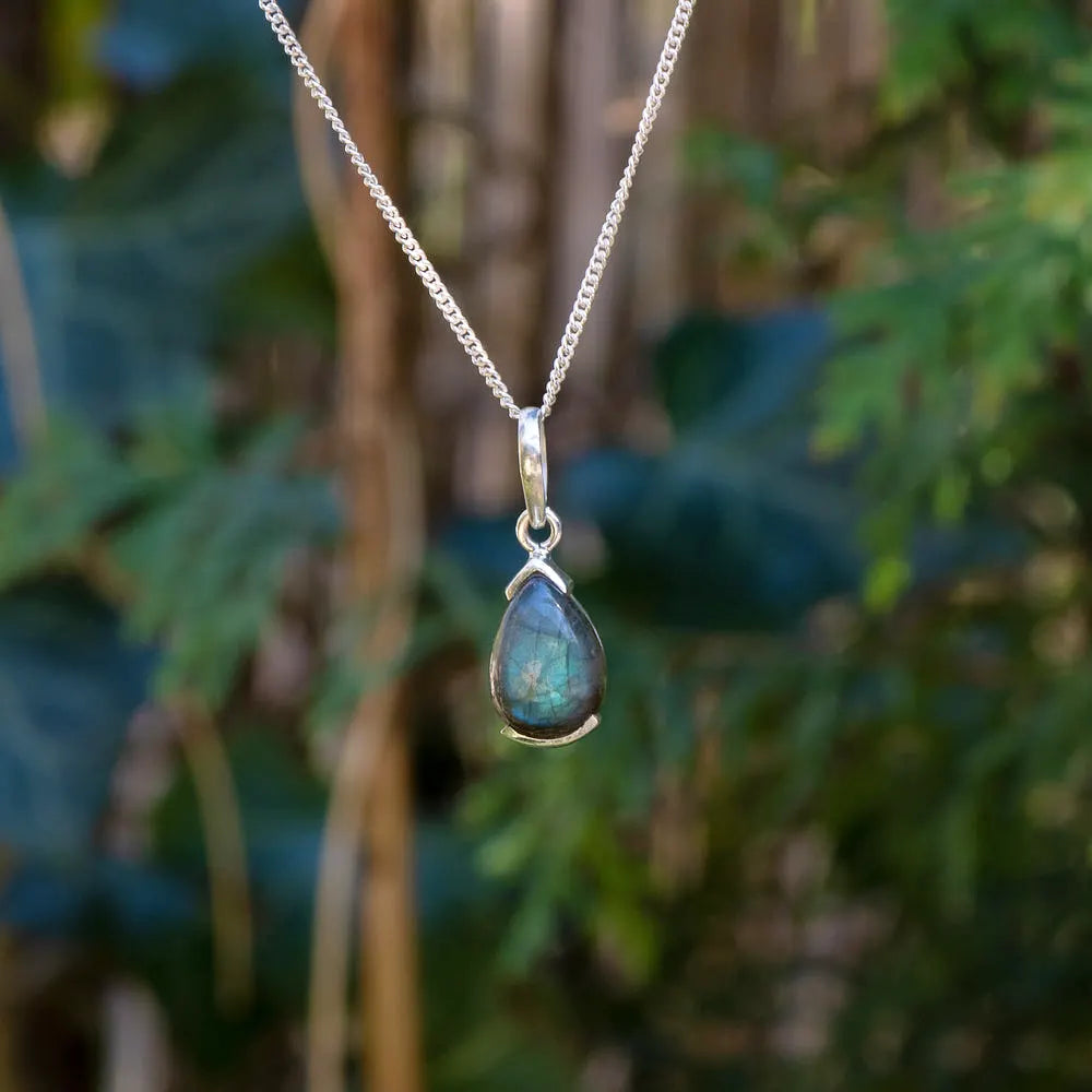 Zenvya - Labradoriet Ketting - 925 zilver