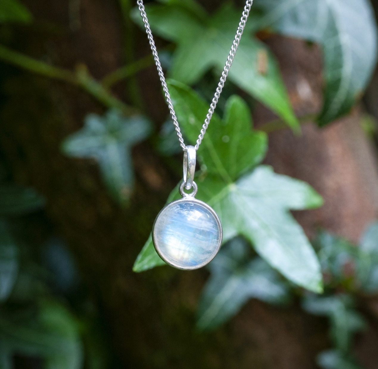 Zenvya - Maansteen Ketting - 925 zilver