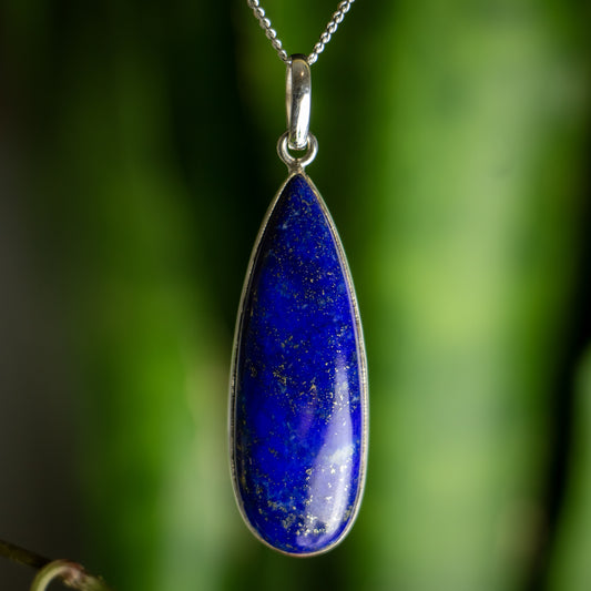 Zenvya Zilveren Edelsteen Sieraden Lapis Lazuli Ketting