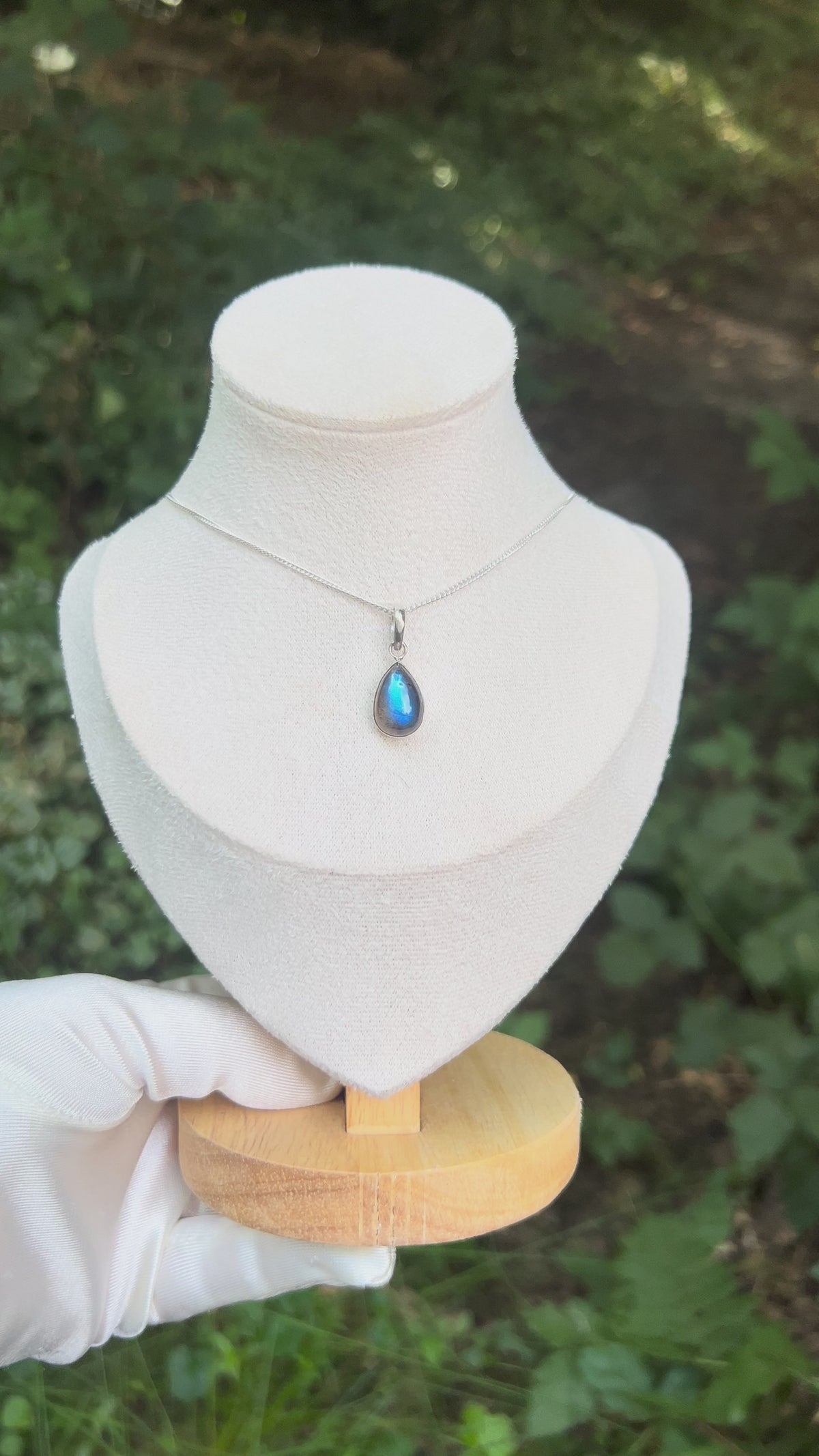 Zenvya - Labradoriet Ketting - 925 zilver